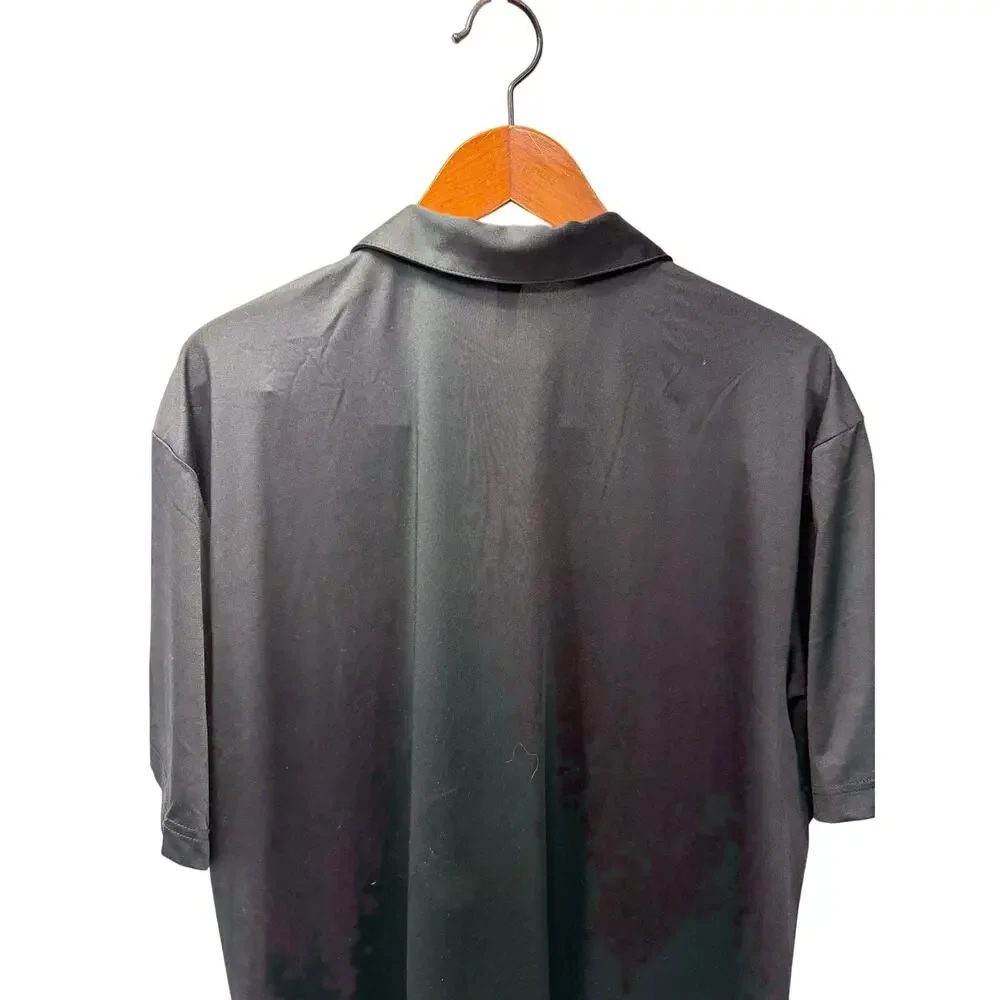 adidas Men's Solid Golf Polo 2XL Black Size 2XL NEW # J615